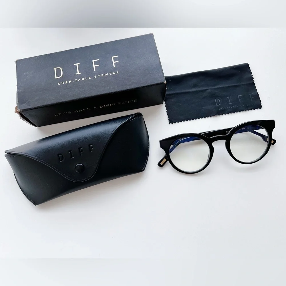 DIFF Eyewear Blue Light Blocking 47mm Glasses